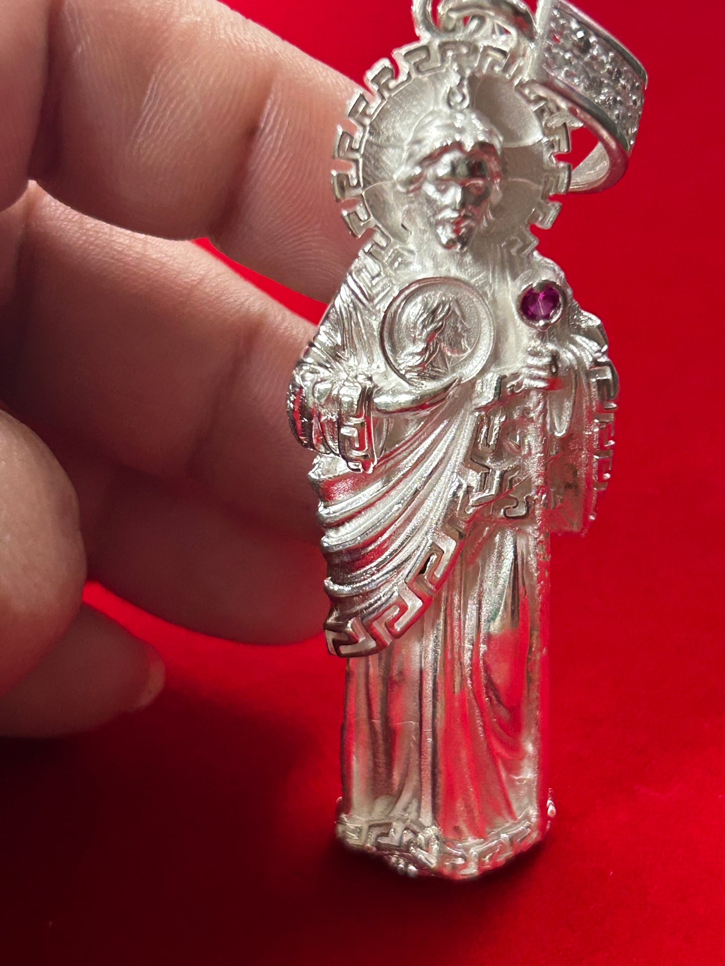 San judas de plata925 de ley en 3D