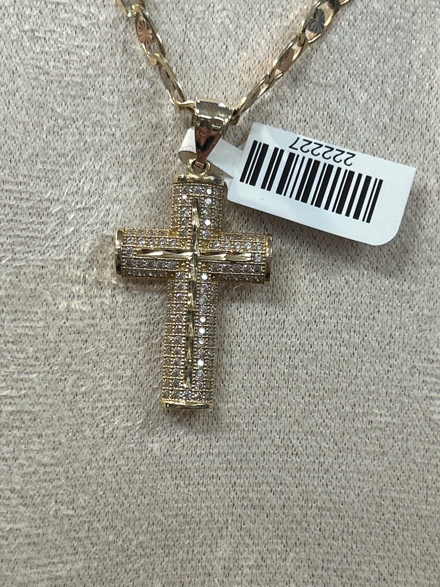 Dije de cruz Oro14k