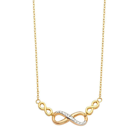 14k Yellow Infinity Light Spring Ring
Chain Necklace